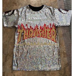 Thrasher Magazine Sequin Tee/Dress